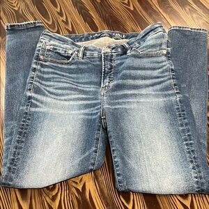 American Eagle Outfitters Faded Blue Skinny Jeans